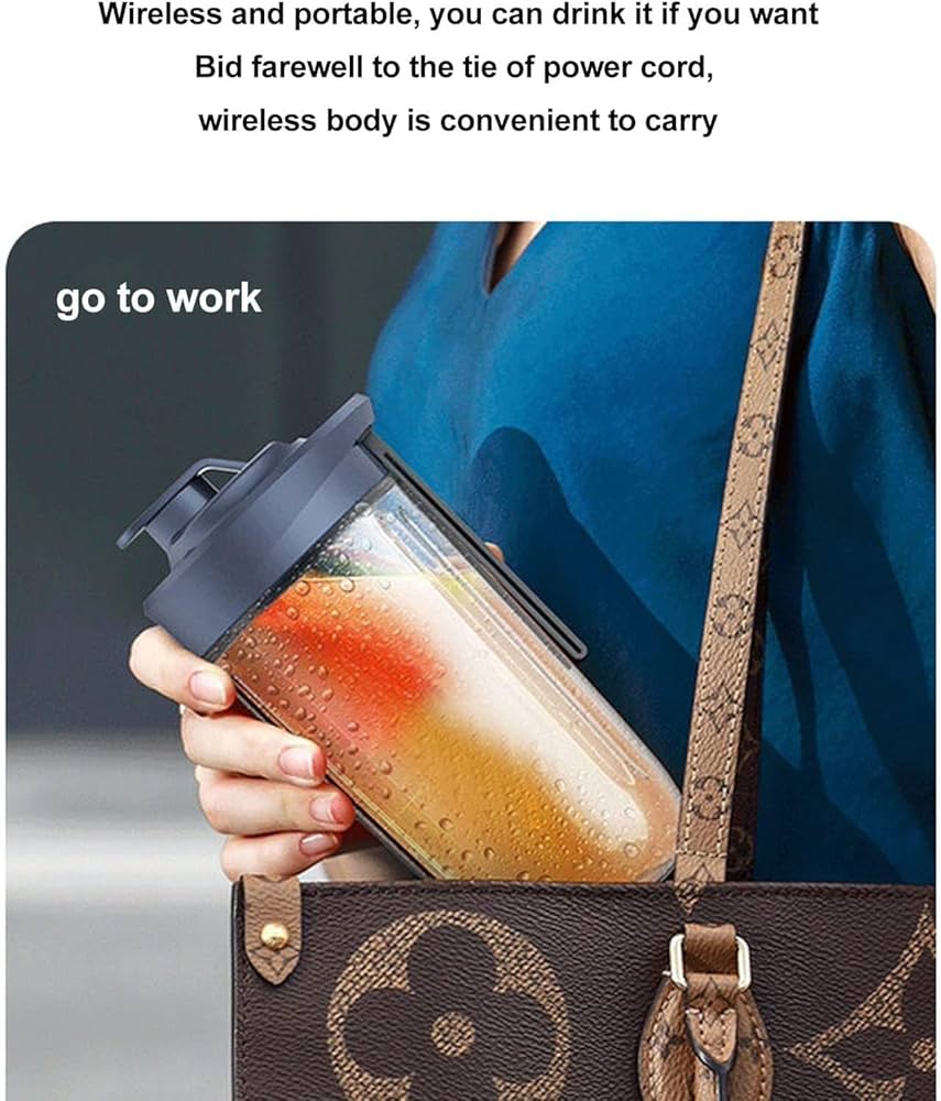 Portable Juicer Blender with Shaker Bottle,