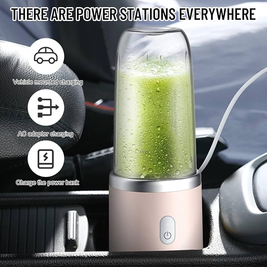 Portable Juicer Blender with Shaker Bottle,