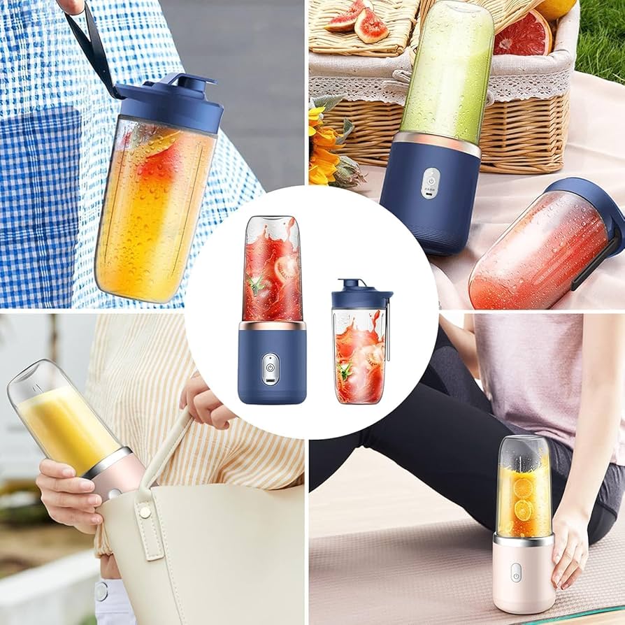 Portable Juicer Blender with Shaker Bottle,