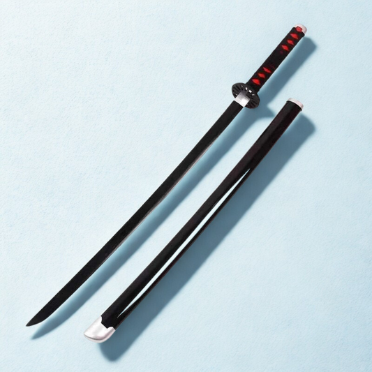 Tanjiro Black Katana 104cm (katana stand free)